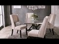 Geneva II Velvet Wingback Hostess Chairs by iNSPIRE Q Bold