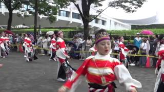 原宿表参道元気祭スーパーよさこい・旭　食品　。2015年8月29日。