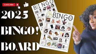 2025 BINGO CARD VISION BOARD | HOW TO MAKE ONE ON CANVA  \u0026 FREEBIE | |MICRO GOALS FOR 2025