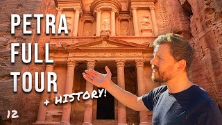 Petra FULL TOUR \u0026 HISTORY 🇯🇴