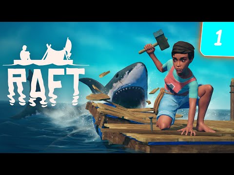 Raft Начало ! Как добывать еду и воду в РАФТ ? #1