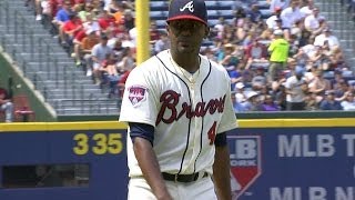 CIN@ATL: Teheran fans five over eight scoreless