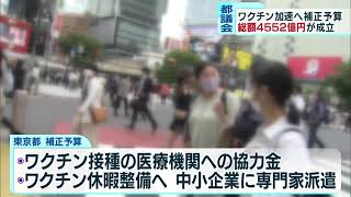 東京都の補正予算4552億円が成立　ワクチン加速へ