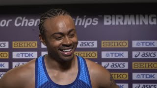 WIC 2018 Birmingham - Aries Merritt USA 60 Metres Hurdles Men Final