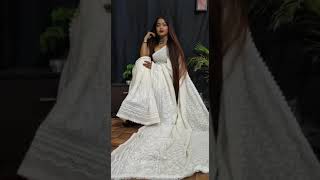 Bong ButiQ Chikankari Premium Quality Saree