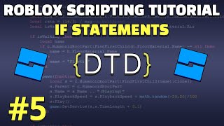 Easy Roblox Beginner Scripting Tutorial: If Statements