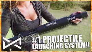 The #1 projectile launching system!! The Can Cannon from X Products!