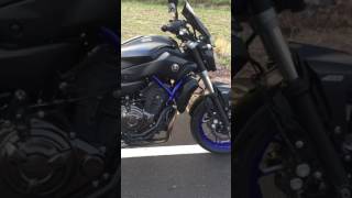 YAMAHA MT-07 รีวิวเสียงท่อเดิมผ่าร้าน Fix performance By : น้าอำ