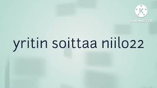 yritin soittaa