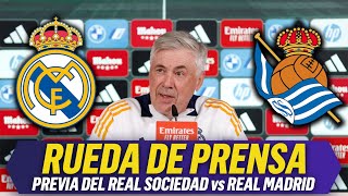 🚨RUEDA de PRENSA COMPLETA de  CARLO ANCELOTTI: PREVIA REAL SOCIEDAD vs REAL MADRID