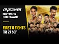 🔴 [Live In HD] ONE Friday Fights 81: First 6 Fights