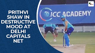 IPL 2020: Prithvi Shaw in destructive mood at the Delhi Capitals net