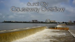 Overflowing Causeway || Tapi River || Surat City