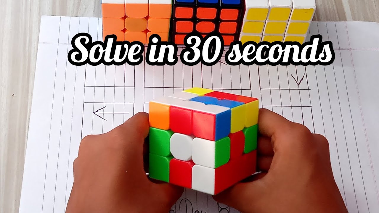 How To Solve A 3x3 Rubik S Cube In Just 30 Seconds Training Day 9