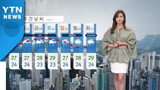 [날씨] 중부지방 모레까지 폭우...밤사이 국지성 호우 조심 / YTN