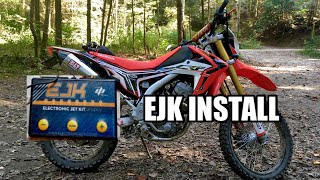 Dobeck EJK Fuel Programmer on CRF250L