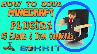 Events & Item Commands | Bukkit Plugin Tutorial #5 | Spigot 1.12