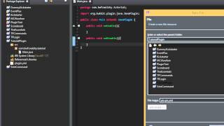 Bukkit plugin tutorial - Ep1 - Main Class