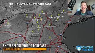 Snow Forecast for the Fourth Week of January