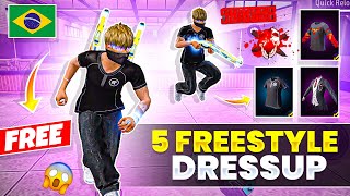 TOP 5 GOD LEVEL FREE STYLE DRESS UP || NO TOP UP DRESS COMBINATION || MAD HYPER GAMING