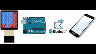 Send a message from Arduino to smartphone using matrix keyboard