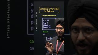 Deleting a Variable in Python #Python #NesoAcademy #QuickConcepts