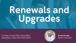 Renewals and Upgrades | TRG Arts Talent Lab 2023