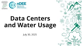 Data Centers and Water Usage