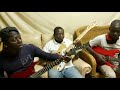Aleck Macheso with his band members reasing music