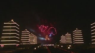 2015高雄佛陀紀念館平安燈會2/20煙火Fo Guang Shan Buddha Memorial Center fireworks