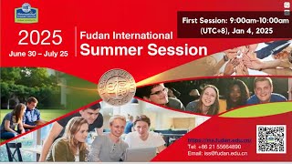 First Online Session: Fudan International Summer Session (FISS)