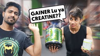 MASS GAINER OR CREATINE | Creatine Or Mass Gainer For Skinny Guys