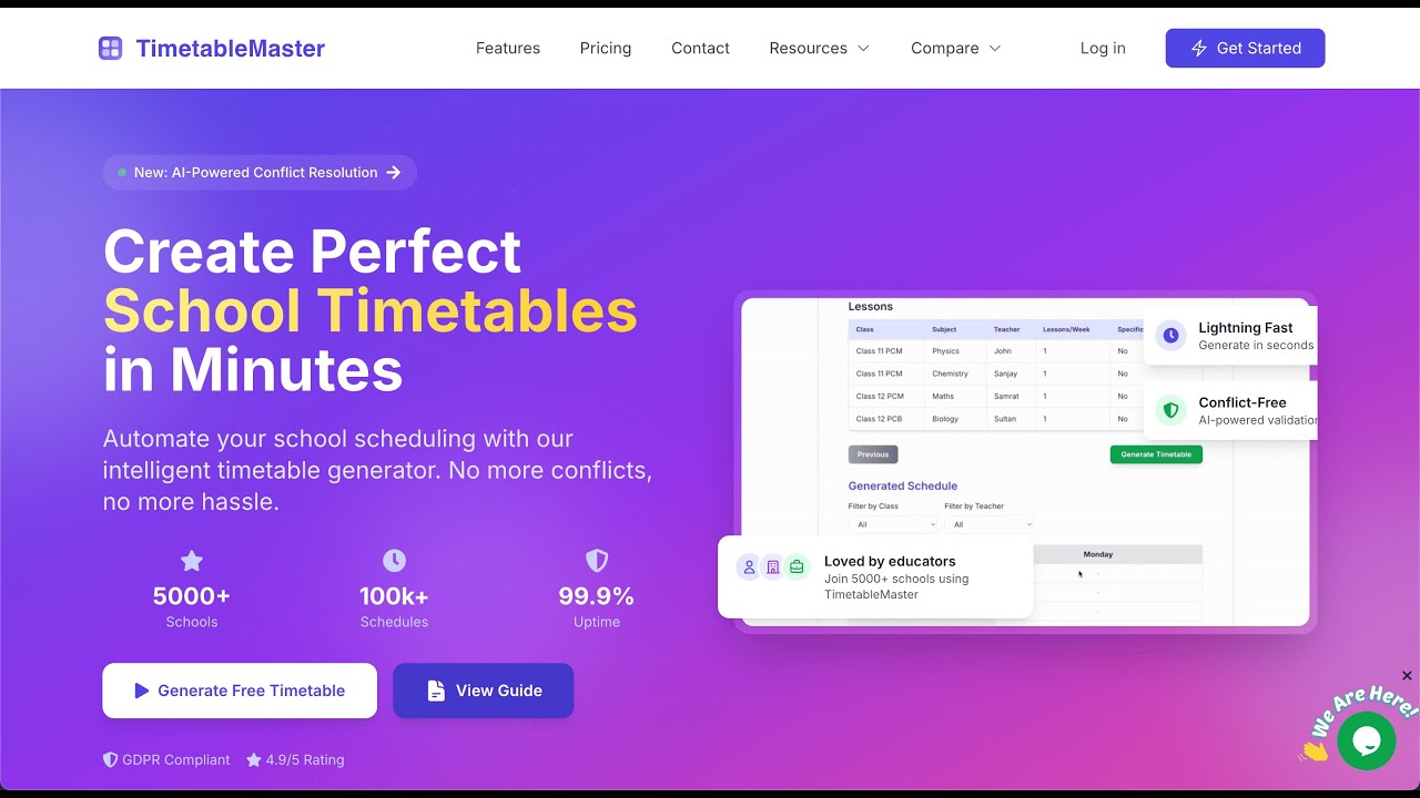 Ai Timetable Generator Create School Schedules Instantly
