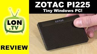 A Tiny Windows PC!  ZOTAC ZBOX PI225 Review