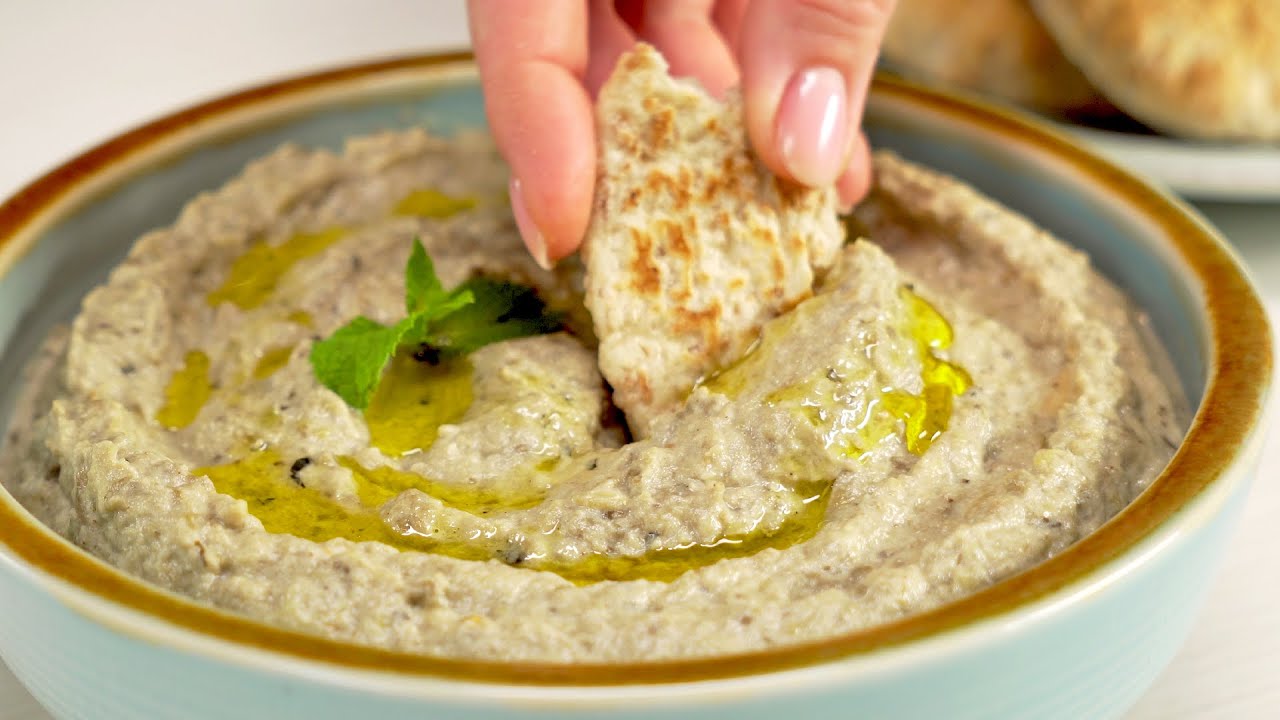 Baba Ganoush — Delicious Eggplant Dip. Recipe By Always Yummy! - YouTube