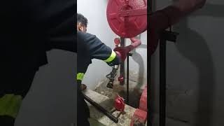 #Fire Hydrant maintenance oil & Flushing (FSSB). #fire #emergency .