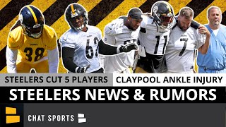 Steelers Injury News: Chase Claypool’s Ankle Injury + Steelers Cut 5 Players- Down To 85-Man Roster