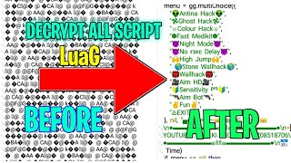 How To Decrypt Lua Script 2022 Method | Lua Script Decrypt Kase Kare | Lua Dec Tool