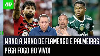 PEGOU FOGO! "NÃO! VOCÊ TÁ DE SACANAGEM!" Mano a Mano de Palmeiras x Flamengo FERVE!