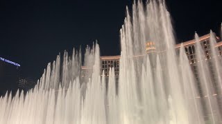 Bellagio Fountains God Bless the USA FULL POWER