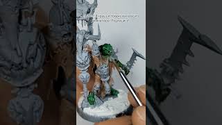 Orruk champion #paint #howtopaint #miniature #forbeginners #покраска #миниатюра #моделизм #вархаммер