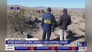 NTSB investigating deadly California helicopter crash