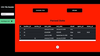 🔴 CSV File Reader Application | Full Stack Web Development using NodeJS, MongoDB, ExpressJS 🔥