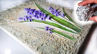 Unreal 3D TEXTURE! Stunning Bluebell Art Anyone Can Try! | AB Creative Tutorial