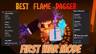 MY FIRST DEEPLEAGUE WAR MODE ON THE BEST FLAME DAGGER BUILD IN DEEPWOKEN...|