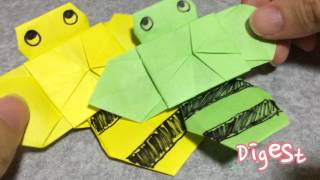 【ダイジェスト版】おりがみ=蜂 ハチ はち= Origami Vol.1063 cutecutebox.com