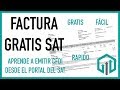 Como hacer una FACTURA electrónica 3.3 GRATIS SAT 2020 👈