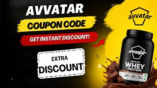 Avvatar Coupon Code | Avvatar Whey Protein Coupon Code | Avvatar discount code #avvatarindia