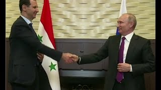 Владимир Путин встретился в Сочи с сирийским президентом Башаром Асадом