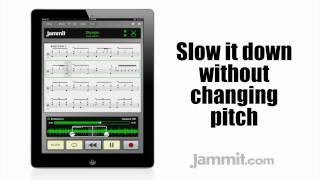 Jammit ipad iphone app Paul Gilbert Video Olympic "learn to play drums"